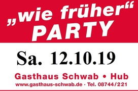 wiefrüherparty