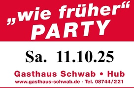 wiefrüherparty